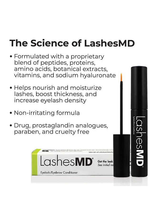 LashesMD - Eyelash Growth Serum & Eyelash Conditioner for Naturally Fuller Looking Eyelashes and Eyebrows In As Little As Four Weeks - Image 1