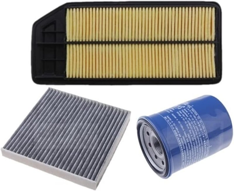 Yurefax 3pcs Air Filter Set for Accord 2003-2008 - Image 1