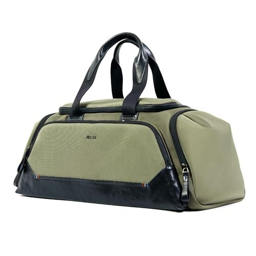VERAGE Luxe Peak Travel Duffle Bag – Durable Compact Travel Bag with Multiple Pockets, Comfortable Handles, Detachable Sling Strap, Water-Resistant Material, and Spacious Design (Army Green) - Image 1