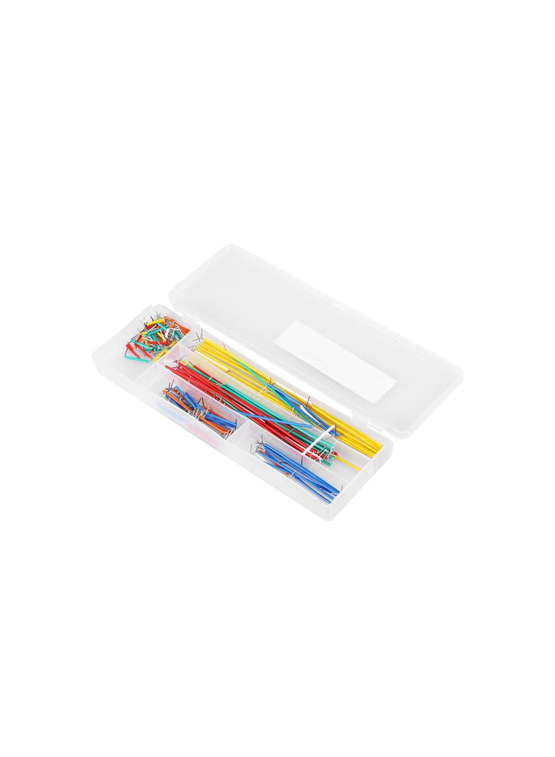 GGOOT Jumper Wire Kit 140 Pcs,14 Lengths Breadboard Jumper Wire Kit Assorted Jumper Wires DIY Shield Accessories with Storage Box - Image 1