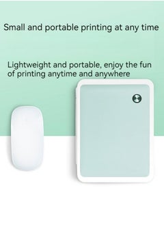 M MIAOYAN New color photo printer mobile phone wireless connection home portable mini photo printer (with photo paper and ribbon)  - Image 5