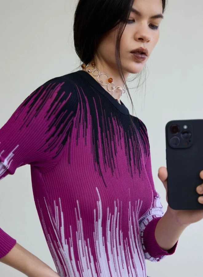 DESIGUAL Ombre Short Dress