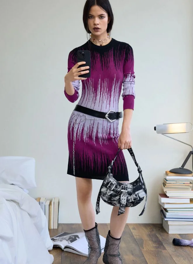 DESIGUAL Ombre Short Dress