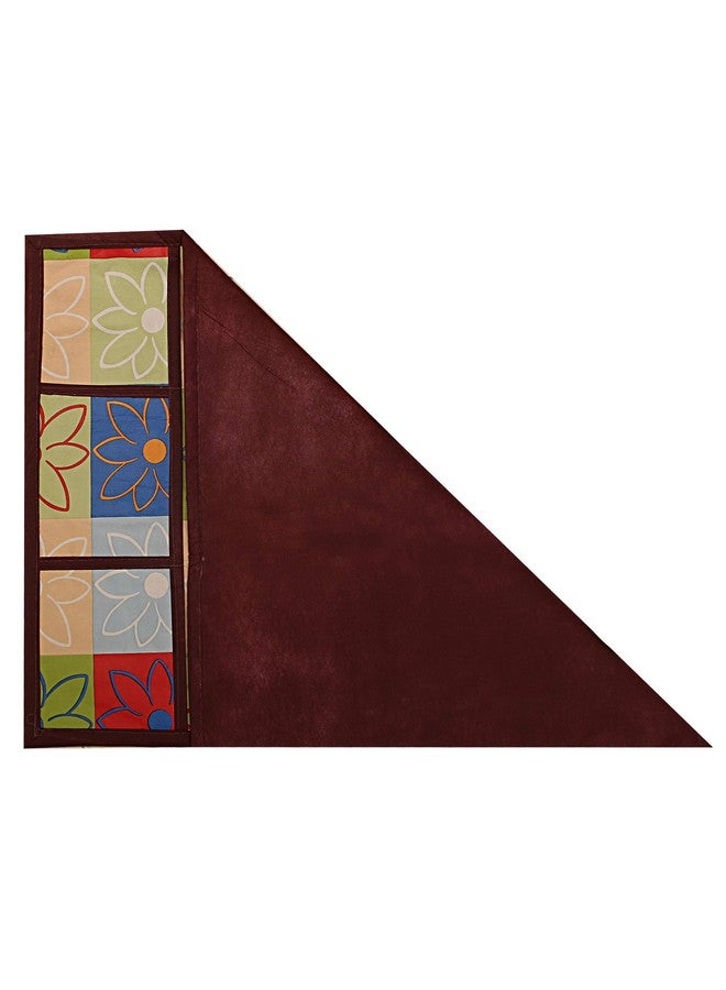 Kuber Industries Flower Design PVC Fridge Top Cover, Protect for Scratches, Waterproof, Wear & Tear and Dust with 6 Utility Side Pockets (Blue)-HS_38_KUBMART21069, Standard - Image 3