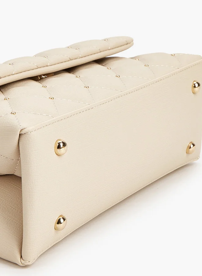 فلورا بيلا من شو إكسبرس Quilted Crossbody Bag with Button Closure