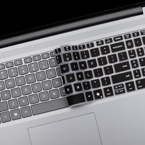 RAYA Silicone Keyboard Cover for Lenovo Ideapad Slim3 / Slim5 Gen10 15inch and 16inch Laptops [83N30020IN / 83N3002QIN / 83K100C6IN / 83K100CJIN / 83K100C9IN / 83KA0048IN / 83HS000XIN] (Black) - Image 3