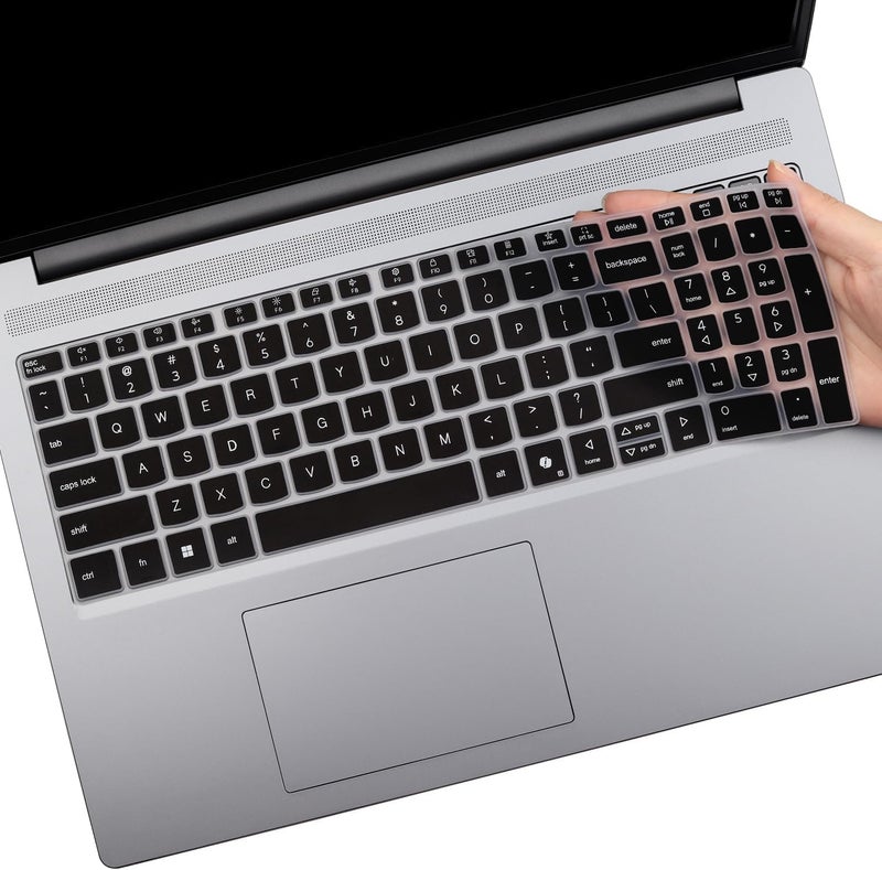 RAYA Silicone Keyboard Cover for Lenovo Ideapad Slim3 / Slim5 Gen10 15inch and 16inch Laptops [83N30020IN / 83N3002QIN / 83K100C6IN / 83K100CJIN / 83K100C9IN / 83KA0048IN / 83HS000XIN] (Black) - Image 1