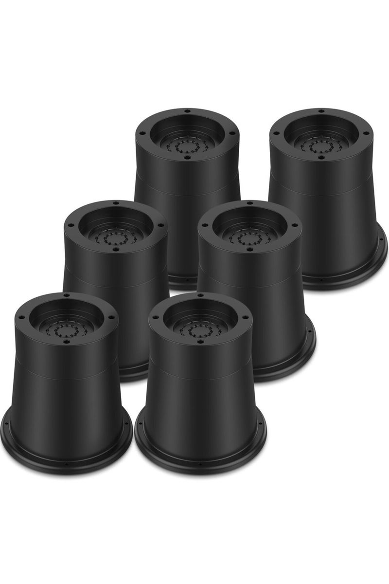 6 قطع أو 4/6 قطع من أرجل الأرائك والخزائن المطاطية شديدة التحمل، رافعات للأسرة، قواعد دائرية للأثاث مانعة للانزلاق