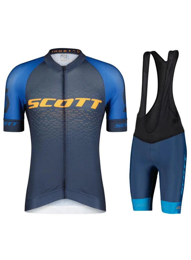 Mountain Bike Clothing, Cycling Clothes, Bike Riding Pants, Equipment, Cycling Jersey, Men's Short Sleeve Shorts Set