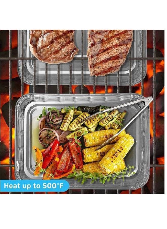 Generic Aluminum Foil Containers And Board Lids Sets (20PCS)  - Image 2