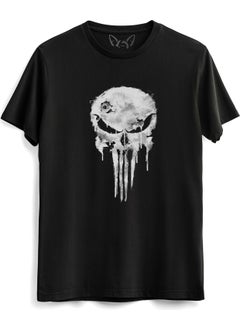 Alfa Tshirt Alpha Tshirt Punisher Digital Printed Black Tshirt  - Image 1