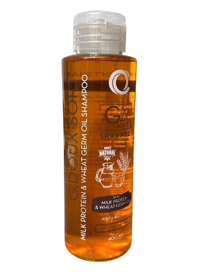 G.DOUX Milk Protein And Wheat Germ Oil Nourishing Shampoo 400ml  - Image 1