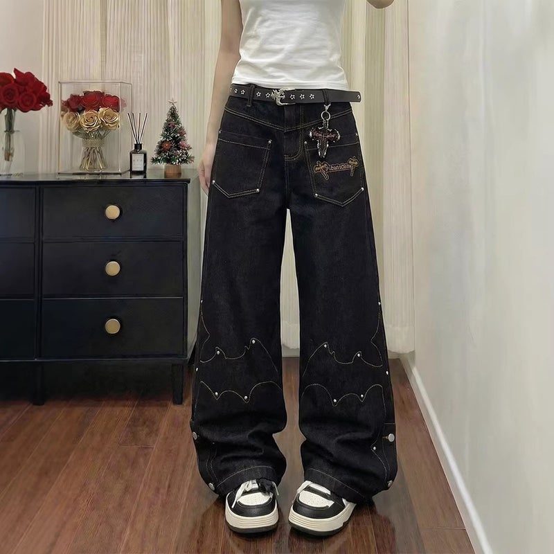 Unisex Casual Daily Denim Jeans - Image 2