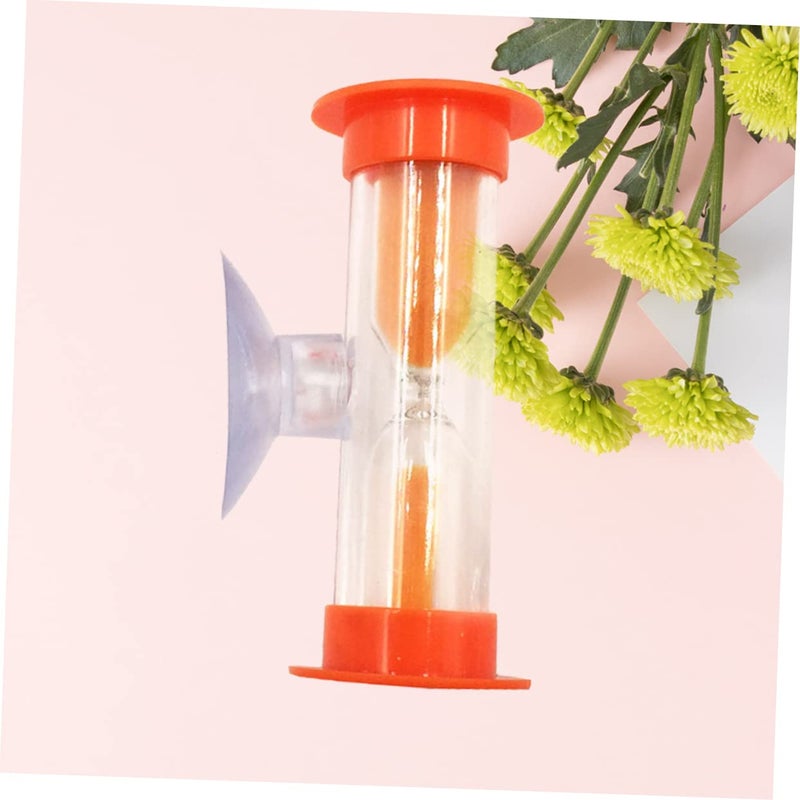 Pink Suction Cup Hourglass Removable Sandglass Timer For Wall Games And Room Decor - Image 4