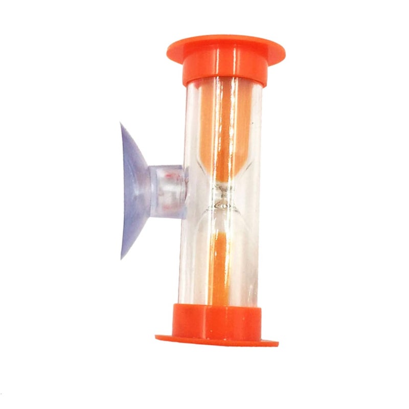Pink Suction Cup Hourglass Removable Sandglass Timer For Wall Games And Room Decor - Image 2