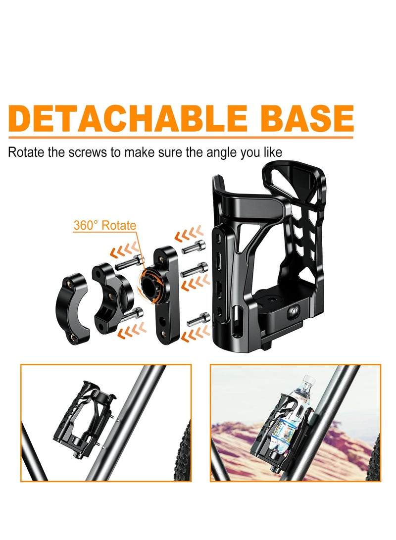 Generic Motorcycle ATV Cup Holder, Upgraded Motorcycle Drink Holder Handlebar, Bike Water Bottle Holder with Atmosphere Light, 360° Rotation Expandable Design, Max Load 32oz for Scooter Bike Motorcycle - Image 5