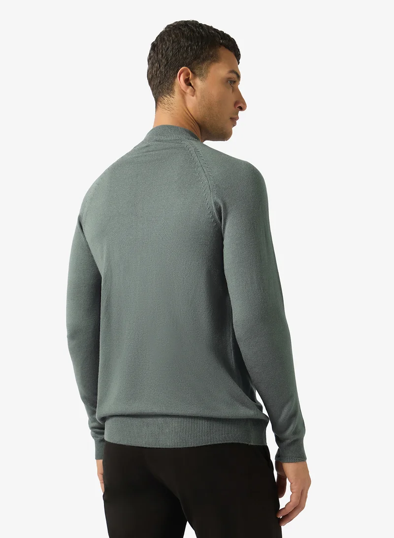 Robert Wood  Casual Turtle Neck Pullover Sweater for Men | Best Price UAE