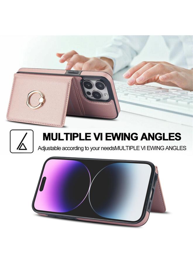 اس-توب جراب لهاتف iPhone 14 Pro مزود بحلقة بطاقة RFID مضادة للسرقة - Image 4