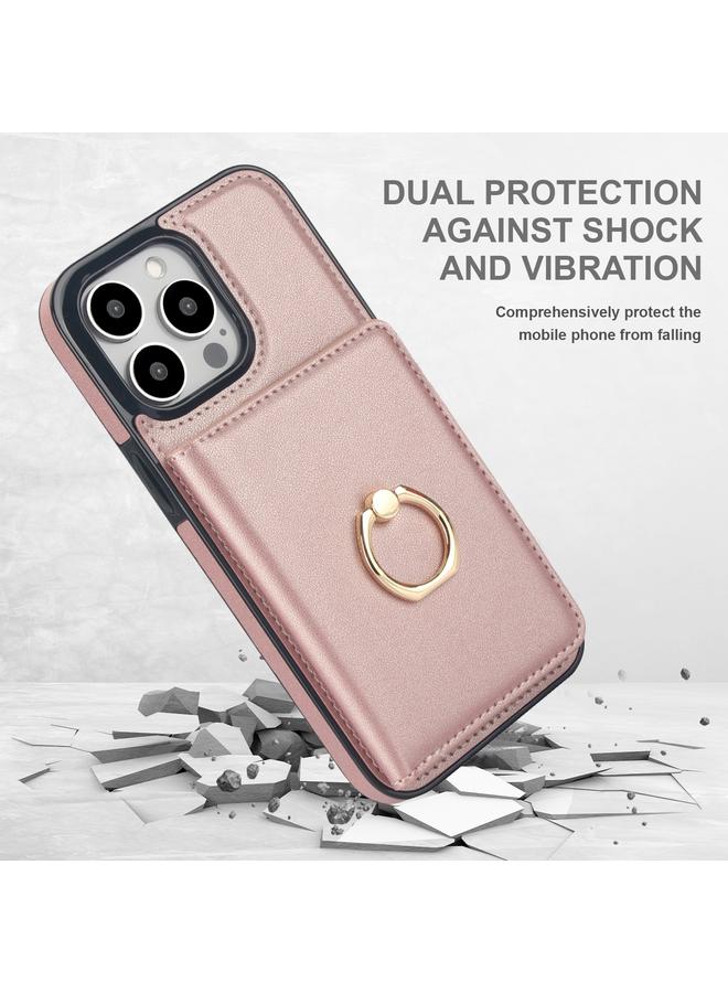 اس-توب جراب لهاتف iPhone 14 Pro مزود بحلقة بطاقة RFID مضادة للسرقة - Image 2