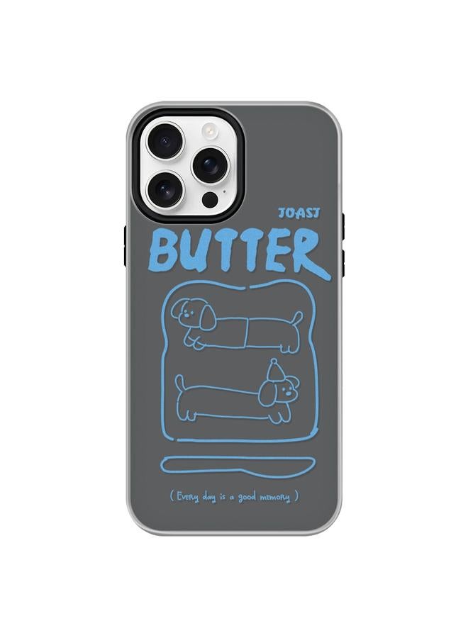 S-TOP Case For iPhone 16 Pro Max Skin Feeling Jelly TPU Hybrid PC Phone Case - Image 1