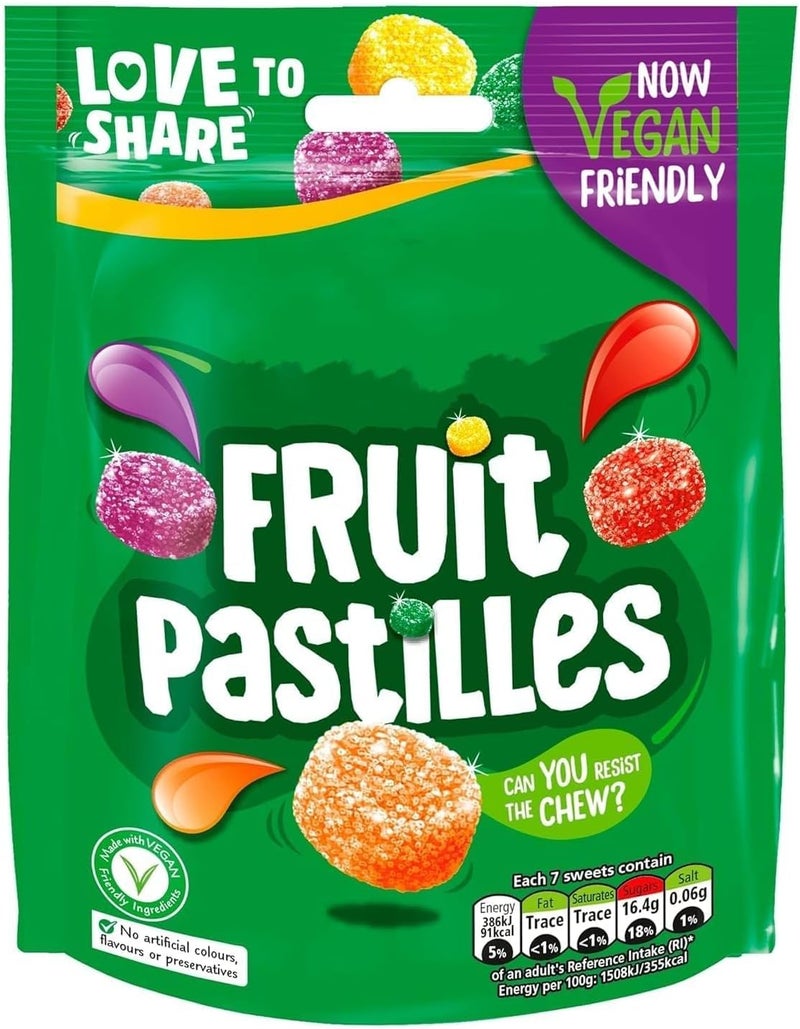 Rowntrees Rowntree's Fruit Pastilles Pouch 143g - Image 3