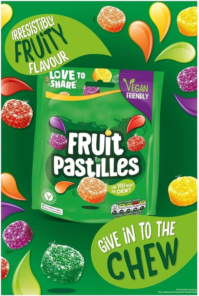 Rowntrees Rowntree's Fruit Pastilles Pouch 143g - Image 4