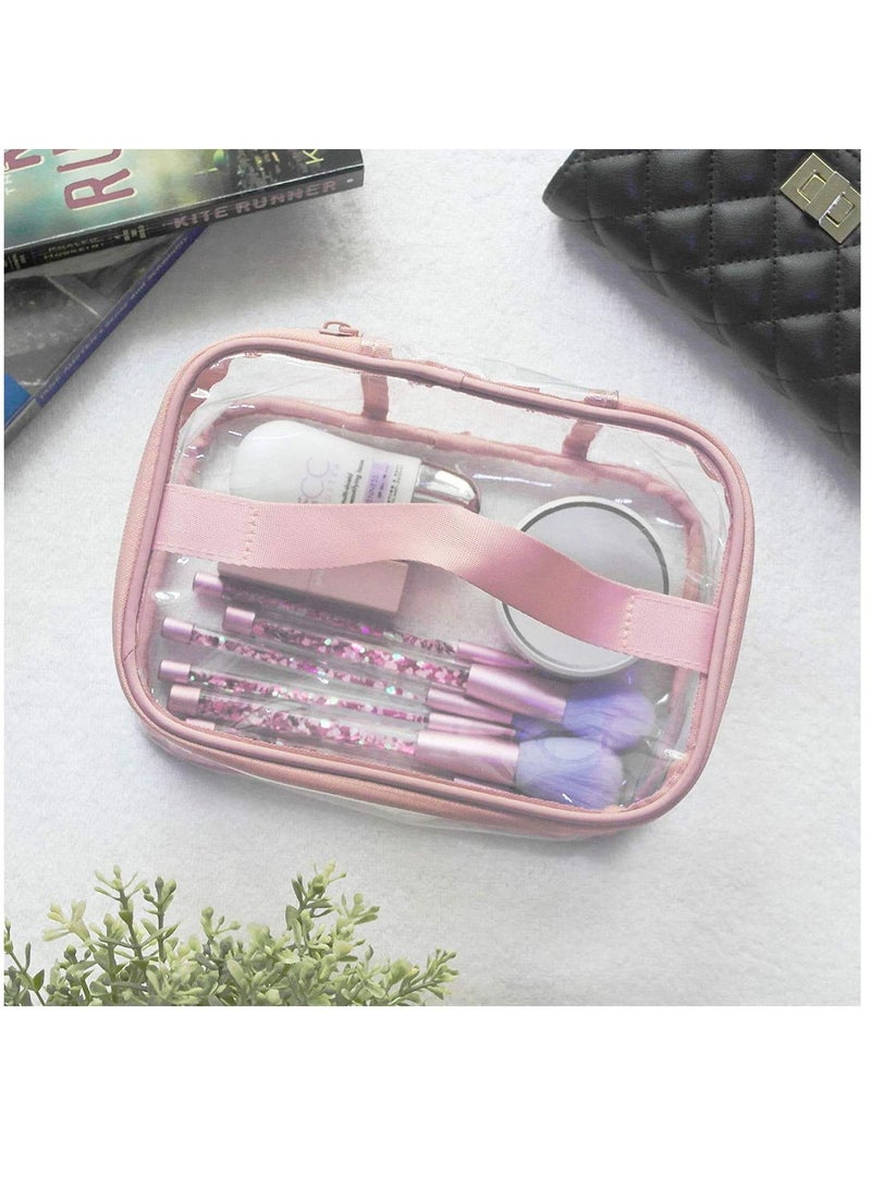 KASTWAVE Comestic Travel Bag Portable Bathroom Makeup Wash Bag for Girls Women Lady Men Boy Fashion Storage Electronics Accessories Organizer Large Capacity Pouch, Clear - Image 5