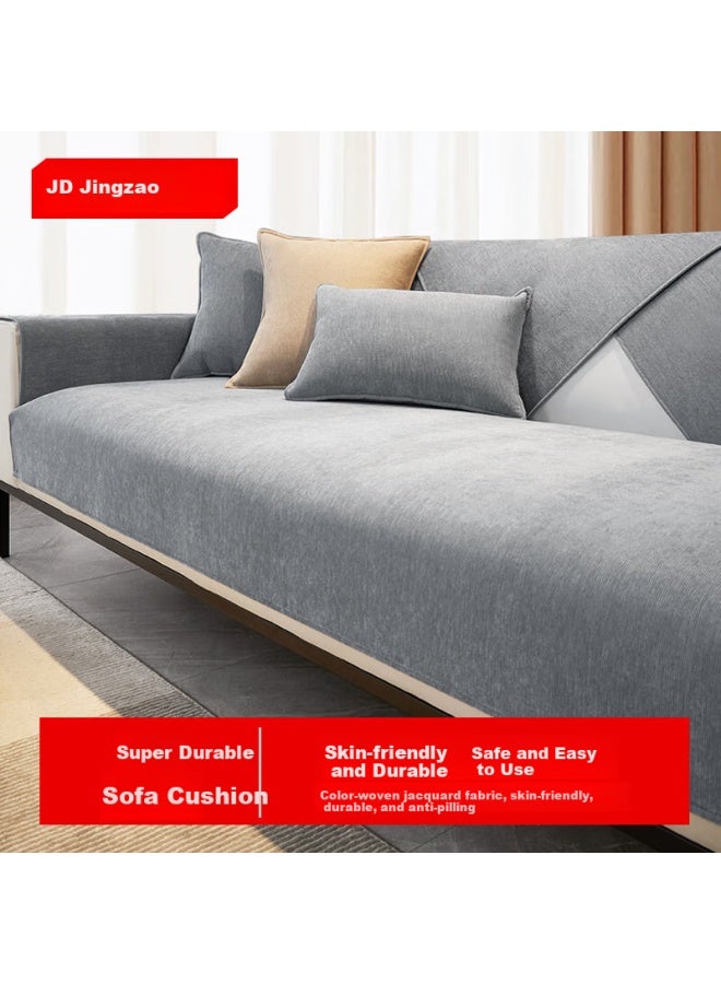 JD.com Jdjz Super Durable Sofa Cushion Leather Sofa Seat Cover Full Wrap Anti-Slip Princess Cover Snow Neil 90*160Cm - Image 1