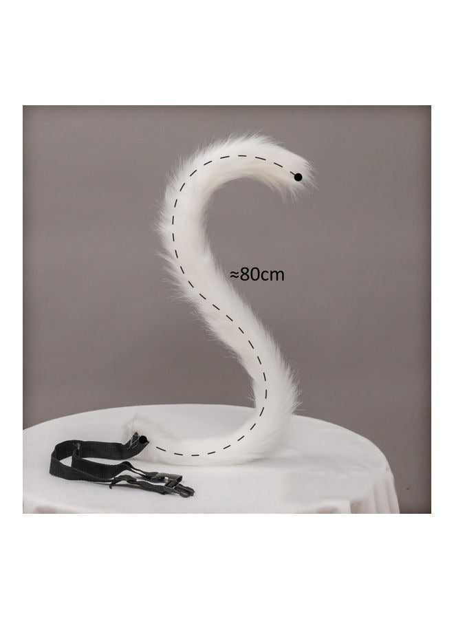 Loquat 2-Piece Beast Ear Headband And Tail accessories Anime Cosplay Party Accessories Gift Set （Cat Ears And Tail） - Image 3