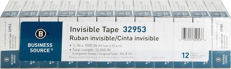 Business Source Premium Invisible Tape Value Pack - Image 2