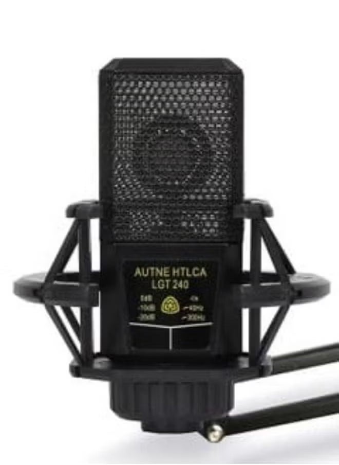 JAJEEK - LGT240 Condenser Microphone – High-Performance Cardioid Mic for PC, Camera, Live Broadcast & Audio Recording – Clear Sound, Professional Quality for Content Creators & Podcasters - Image 1
