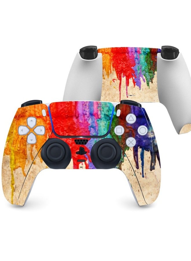 إسكدنيا ملصق بمقبض Ps5 ملصق جلدي متجمد سلس من الفينيل غير اللامع شامل اللون الخلفي: 43 - Image 4