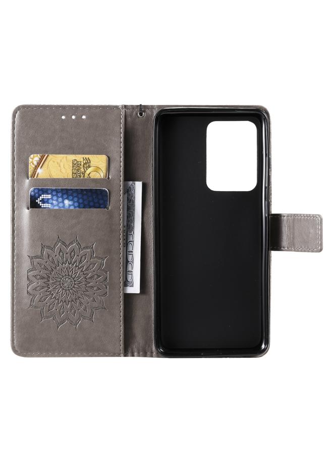 S-TOP Case For Galaxy S20 Ultra Sun Print Horizontal Flip Protective Case with Holder & Card Slots & Wallet - Image 4