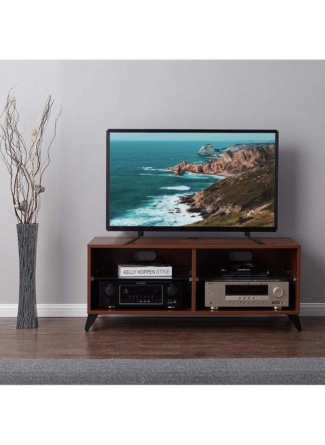 Rock Pow - Universal Table Top TV Stand Base TV Legs for Most 32 37 40 42 47 50 55 LCD LED Plasma Flat Screen TVs Height Adjustable Leg TV Replacement Stand Holds up to 88 lbs Max VESA 800x400 mm - Image 1