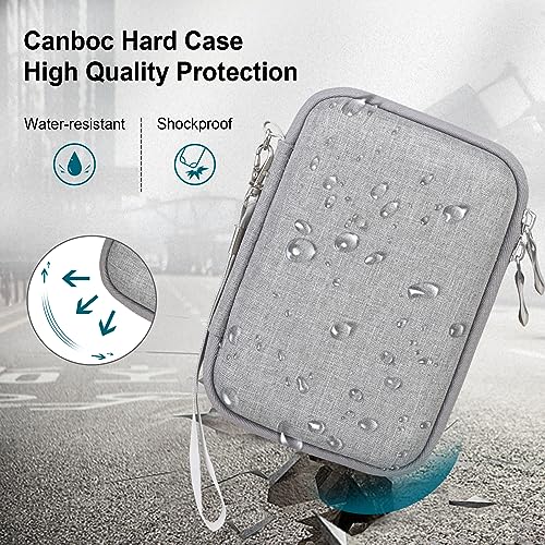 Canboc Carrying Case for KODAK Mini 2 Retro 4PASS Portable Photo Printer/KODAK Mini Shot 2 Retro 4PASS 2-in-1 Instant Digital Camera, Mesh Bag fits Photo Paper and Cable, Grey - Image 4