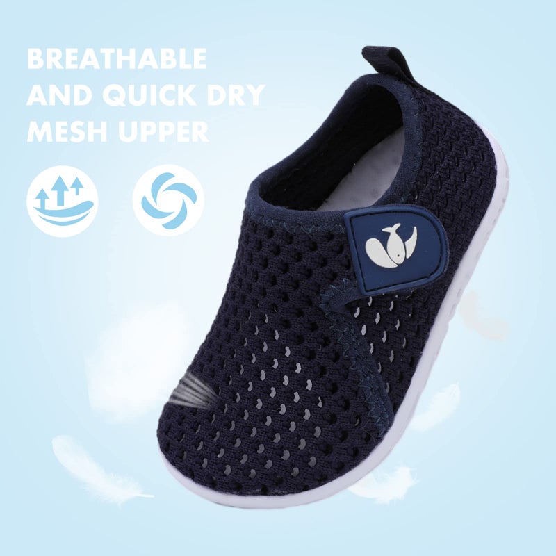 FEETCITY Baby Water Shoes Kids Lightweight Comfort Aqua Socks Quick Dry Barefoot for Beach Swim Pool Toddler 6 - Image 4