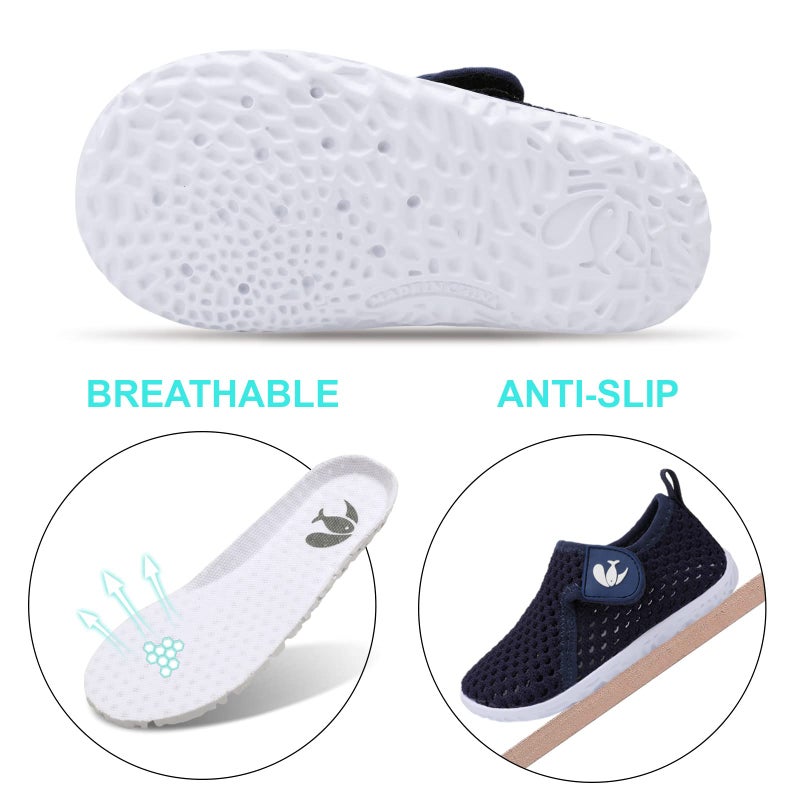 FEETCITY Baby Water Shoes Kids Lightweight Comfort Aqua Socks Quick Dry Barefoot for Beach Swim Pool Toddler 6 - Image 3