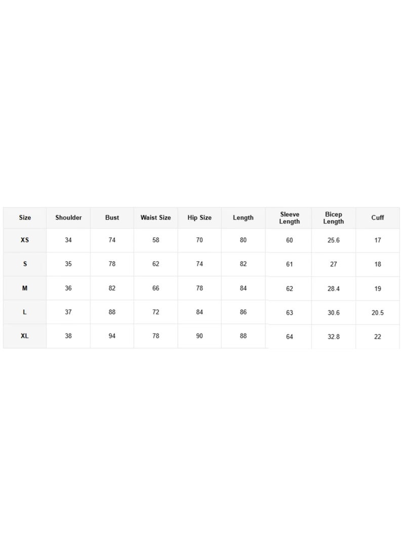 general 2025-2026 A-line skirt women's dress with ribbed V-neck and fitted long sleeves - Image 4