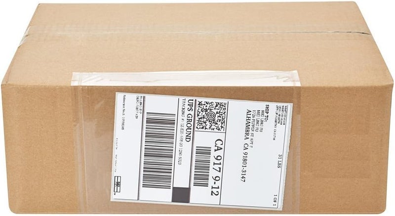 ® - Adhesive Top Loading Packing List 7.5" x 5.5" Shipping Label Envelopes Pouches - 1000pcs