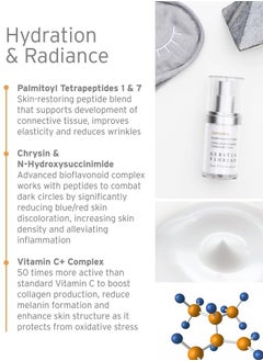 Kerstin Florian Brightening Eye Crème, Anti Aging Under Eye Cream, Effective Ingredients to Reduce Dark Circles, Puffiness, Fine Lines & Wrinkles (.5 fl oz) 