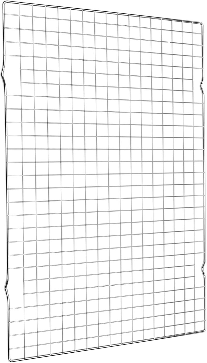 Briout Cooling Rack for Baking, 16x10 Inches Baking Rack, Thick Wire Cookie Rack for Cooking, Roasting, Grilling, Drying, Oven Safe, Fits Half Sheet Pan - Image 1