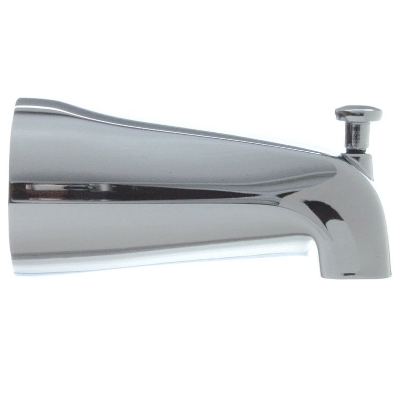 Danco 88434 Durable Metal Diverter Spout Chrome 12Inch Slip Connection 1 Set