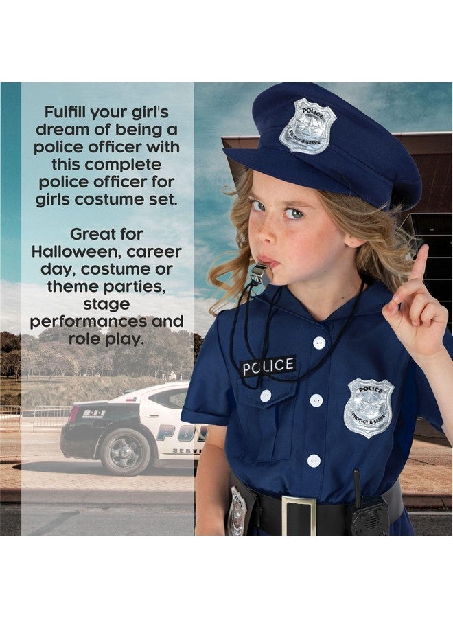 مورف زي ضابطة شرطة من مورف كيدز للبنات - شرطية، أزرق داكن، من 7 إلى 9 سنوات - Image 3