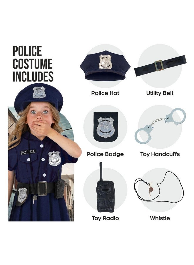 مورف زي ضابطة شرطة من مورف كيدز للبنات - شرطية، أزرق داكن، من 7 إلى 9 سنوات - Image 1