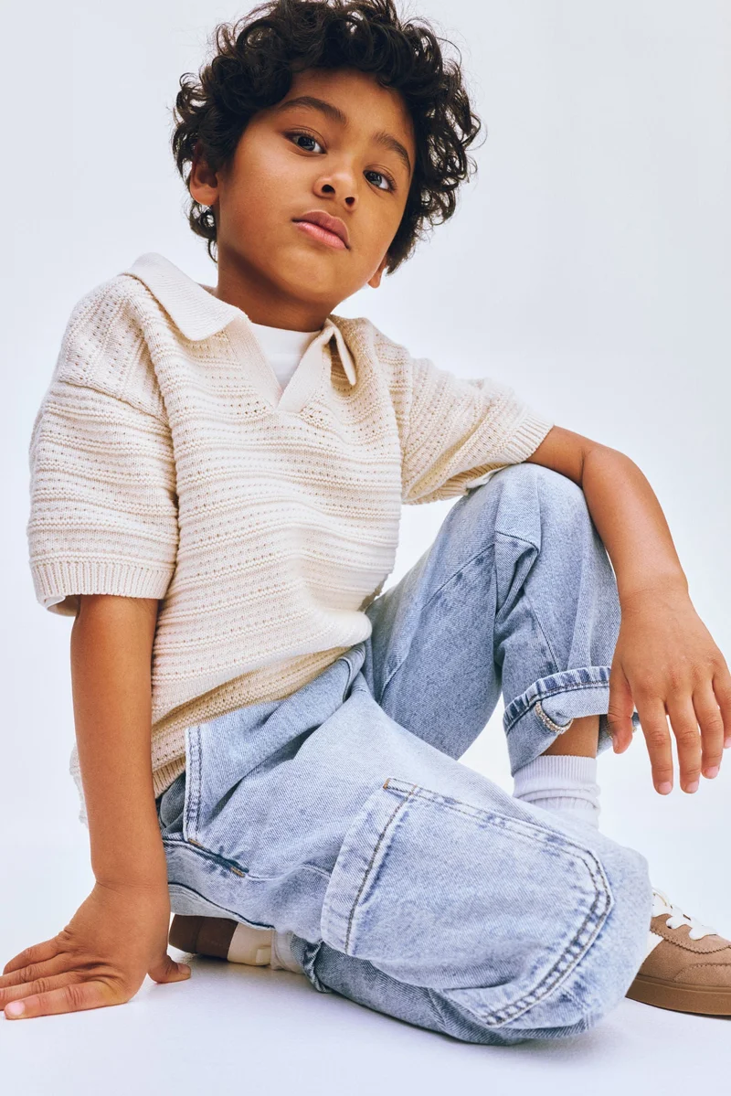 H&M Denim cargo joggers