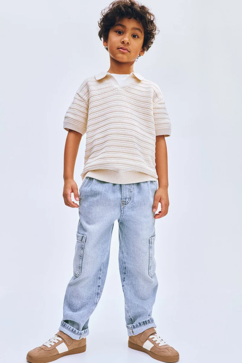 H&M Denim cargo joggers