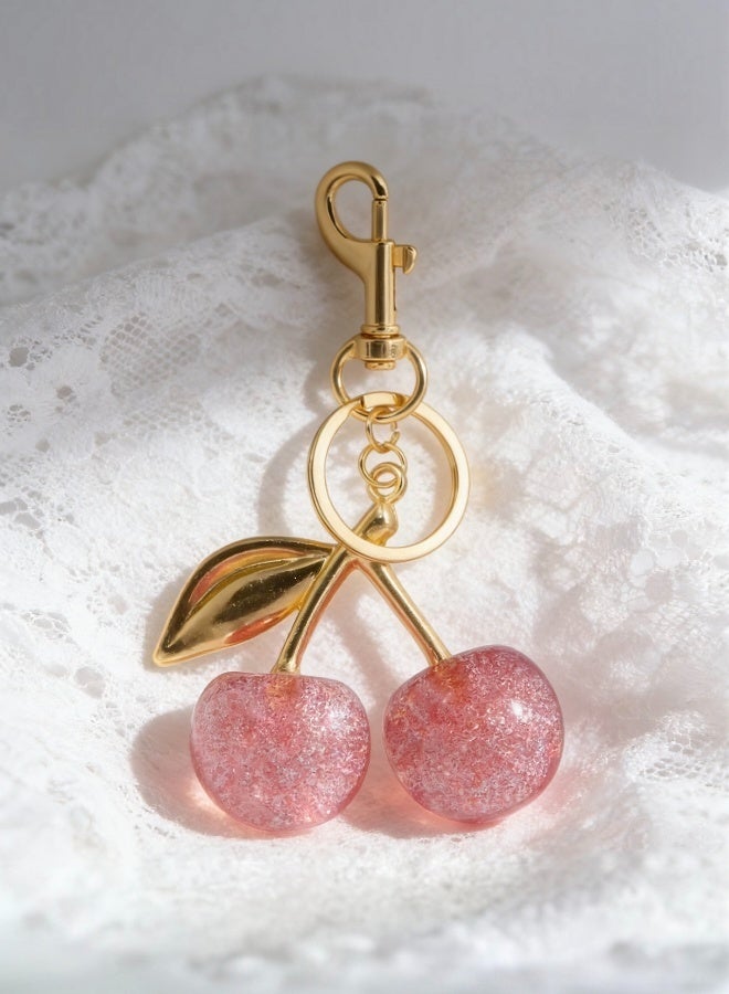 حقيبة كرز سحرية سحرية للمحفظة الوردية سلسلة مفاتيح إكسسوارات سيارة كرز إكسسوارات حقيبة سلسلة مفاتيح هدايا للنساء محافظ حقائب حقائب يد محافظ حقائب ظهر - Image 3