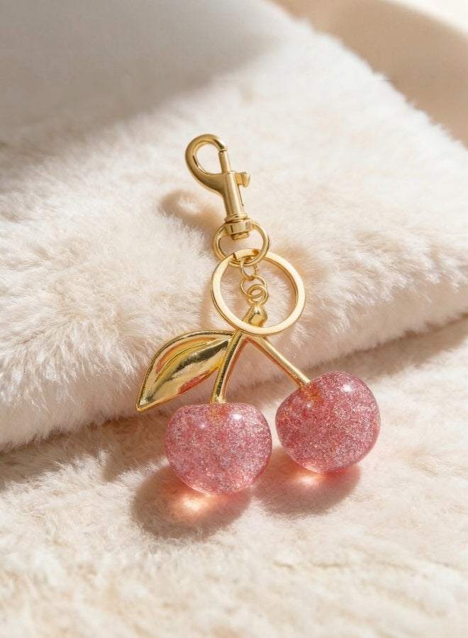 حقيبة كرز سحرية سحرية للمحفظة الوردية سلسلة مفاتيح إكسسوارات سيارة كرز إكسسوارات حقيبة سلسلة مفاتيح هدايا للنساء محافظ حقائب حقائب يد محافظ حقائب ظهر - Image 4