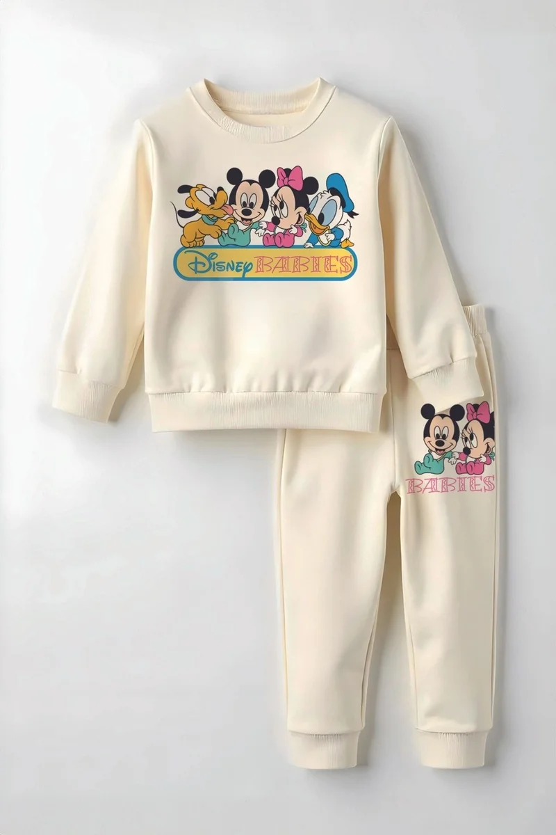 ميادا Premium Baby Mickey Printed Bottom Top Child Set