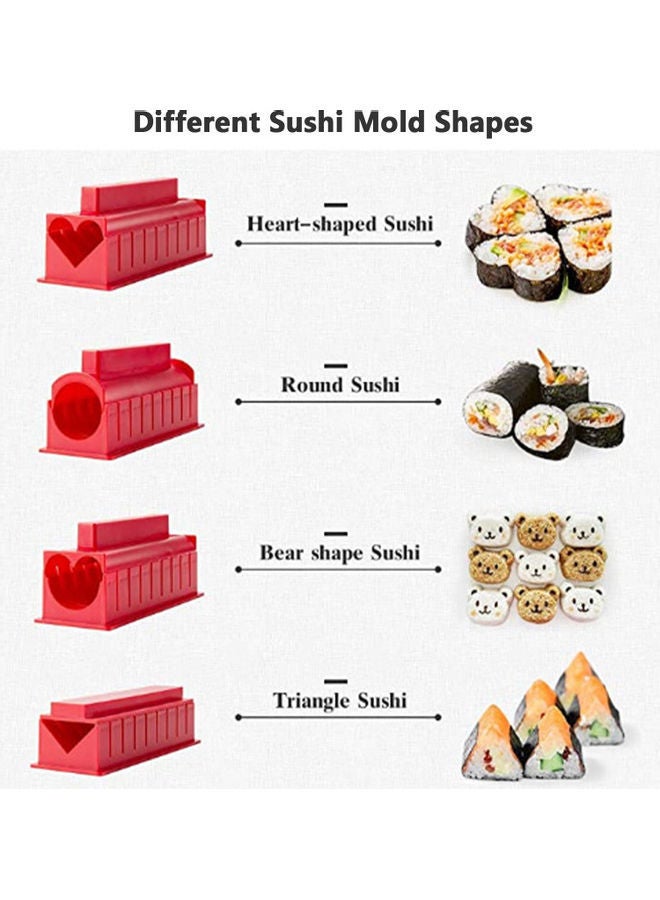 Sushi Making Mold Kit Red 21.x 8. 21.cm - Image 3